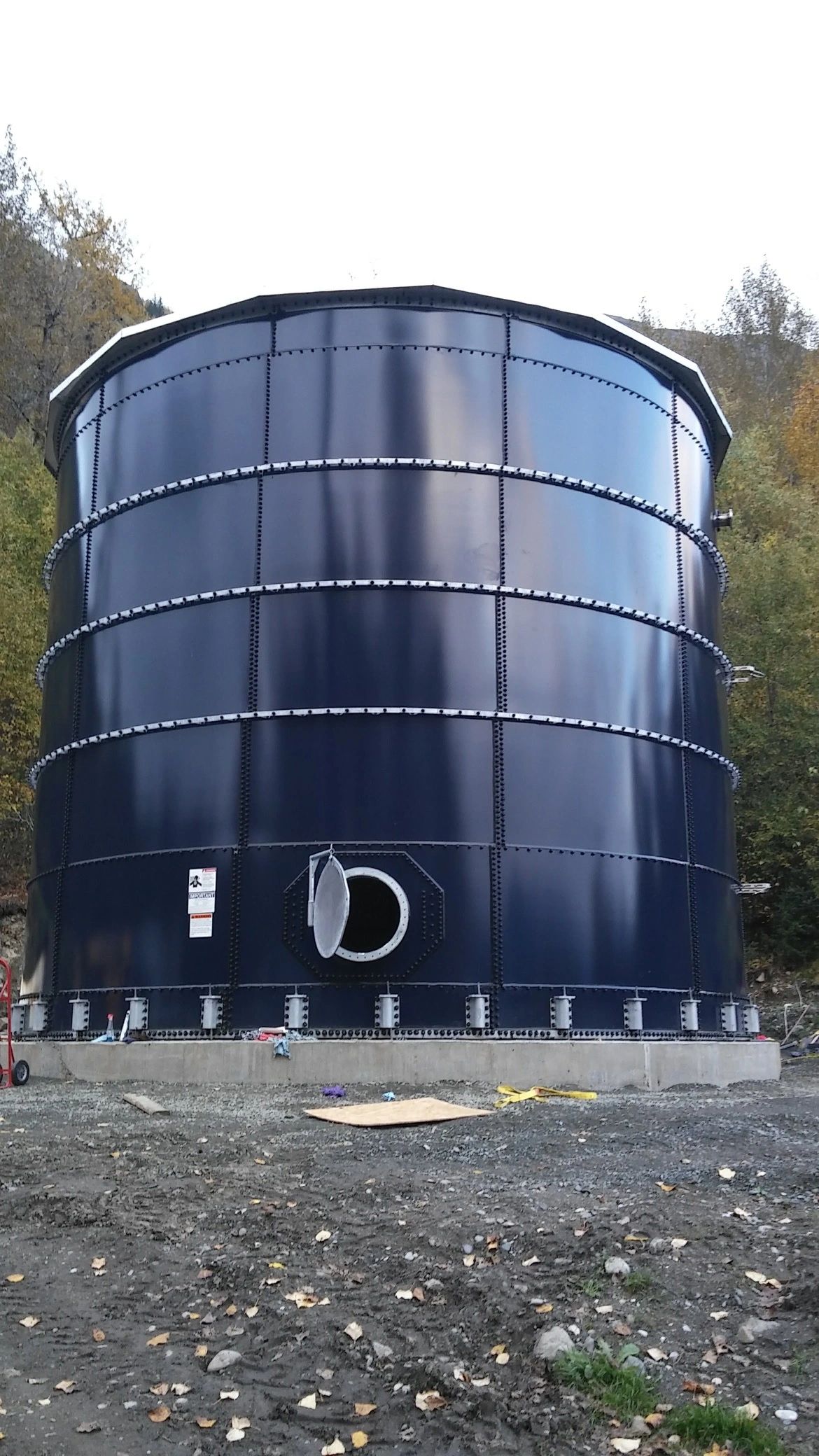 Tank construction project experience in Haines, AK