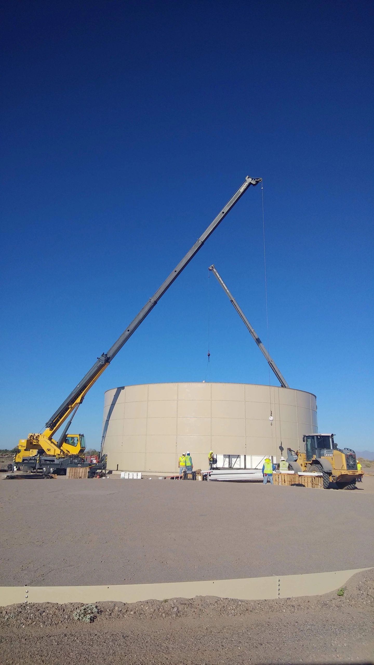 Tank construction project experience in Phoenix, AZ