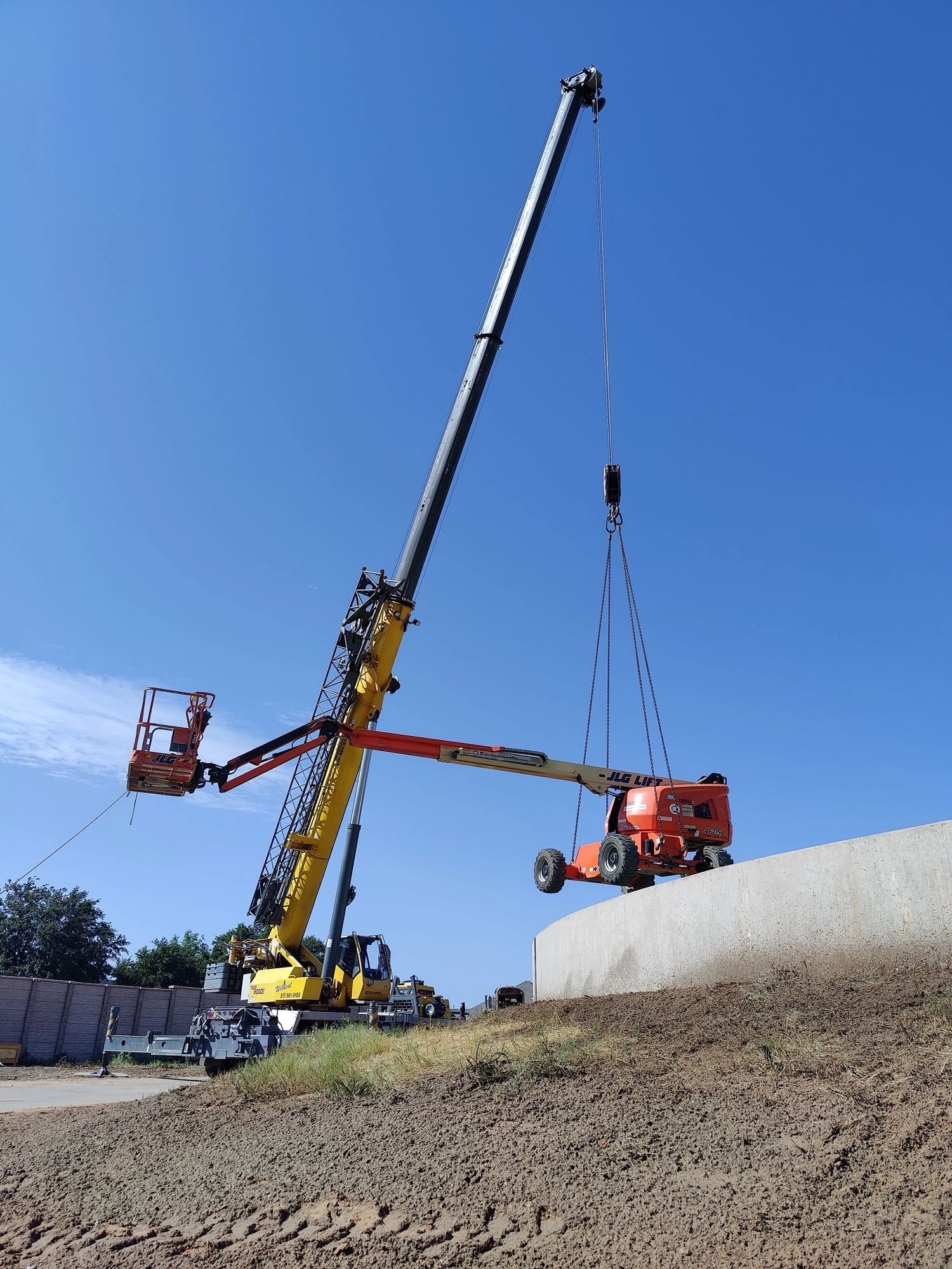 Tank construction project experience in Dallas, TX
